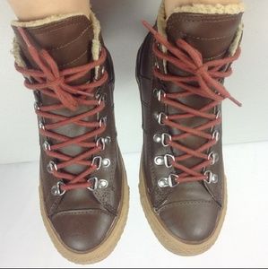 High Top Converses with thick lining